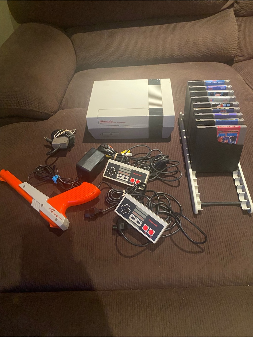 Nintendo NES Classic Console with Controllers and Zapper - Gray/Black